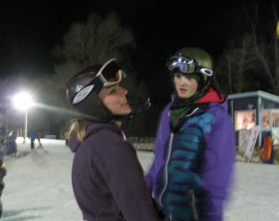 Julie and friend