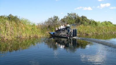 We filled three airboats