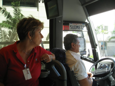 Guide and driver trying to figure out where we were going