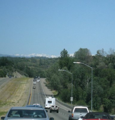 Gorgeous scenery on our way to Lake Tahoe