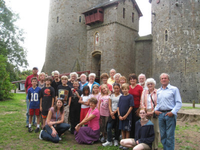 The whole group at Kastell Koch