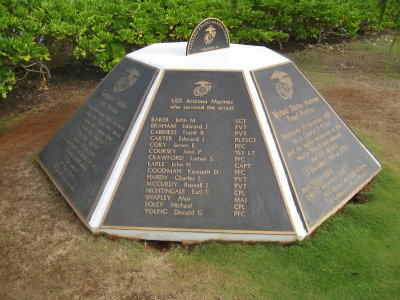 A Marine memorial