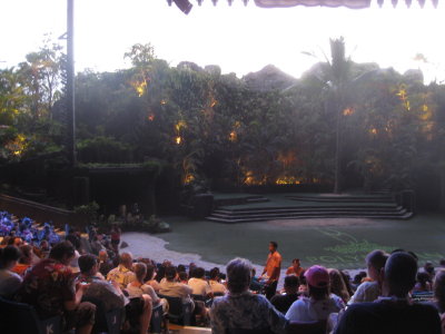 The stage for the performance of Ha