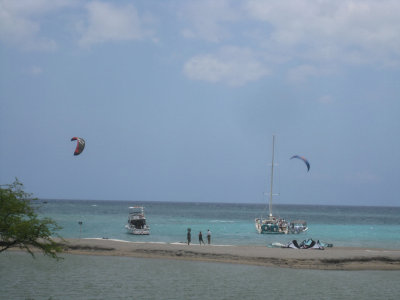 Kite surfers 