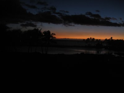 Last sunset in Hawaii