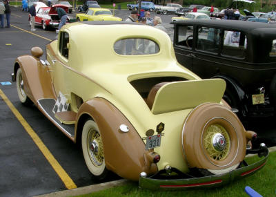 1935 Packard with rumble seat
