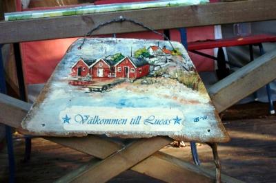 Välkommen till Lucas, 50årspresent, del av båt-strandfynd