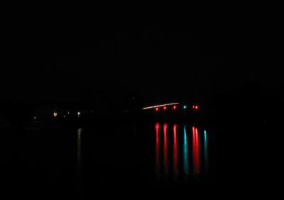 Pierce Island bridge lights