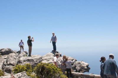 Table Mountain visitors
