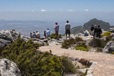 Table Mountain visitors