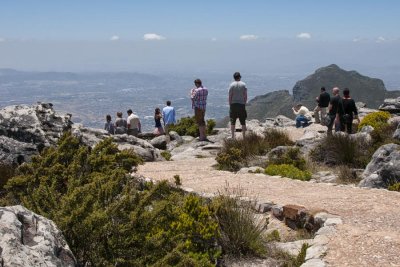 Table Mountain visitors