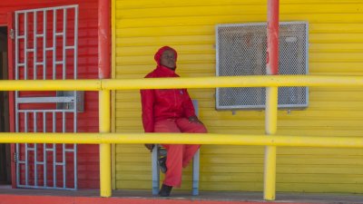 Life guard at Muizenberg