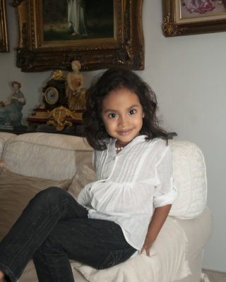 Keira's original pose last Christmas