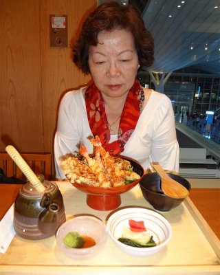 Dinner at Haneda airport