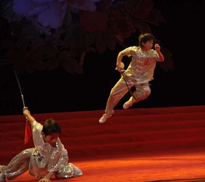 Martial arts students