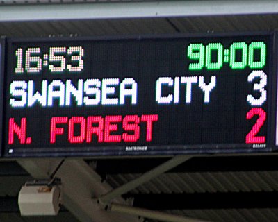 Swansea City v Nottm Forest March 2011