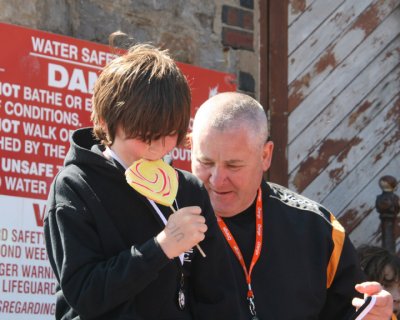 Pete Wonmders If He Could Swap The Lolly For a Spare Medal!