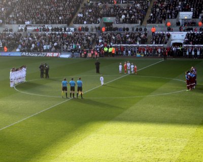 Swansea City v Aston Villa November 2011
