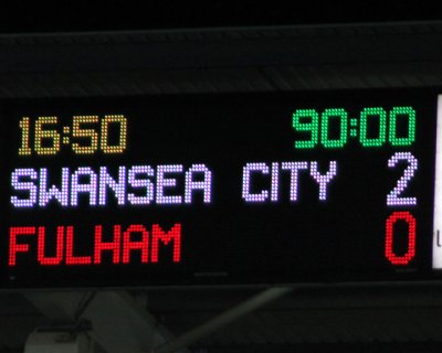 Swansea City v Fulham December 2011