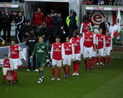 Swansea City v Arsenal January 2012