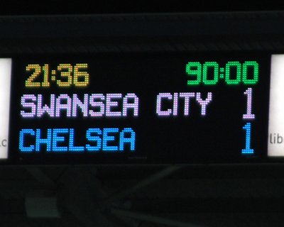 Swansea City v Chelsea January 2012