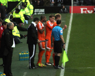 Jol Doesn't Want To Join In The Conga With The Swans and The Officials
