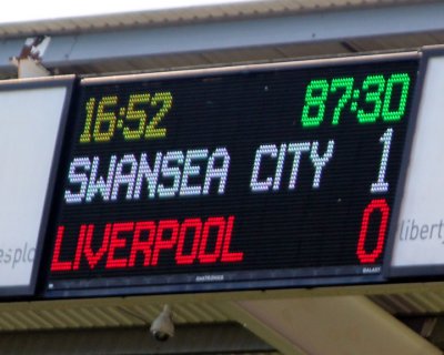 Swansea City v Liverpool May 2012