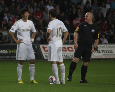 Swansea City v Barnsley Aug 2012