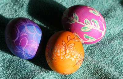 flowery eggs