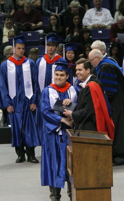 Napo gets his degree