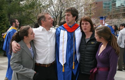 Family with the graduate
