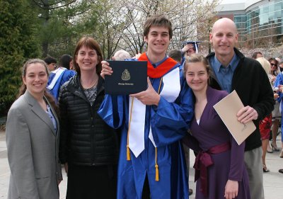 Carl and his diploma