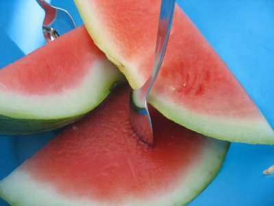 still life with watermelon