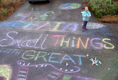 sidewalk art