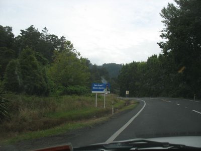 road side safety sign