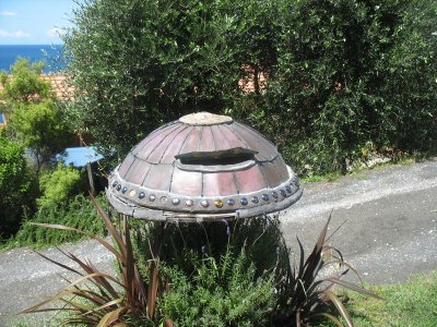 UFO disguised as a mail box