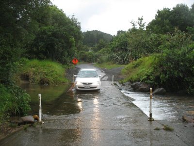 getting out before the water rises