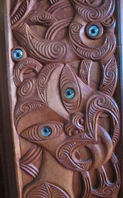 Maori Church carving