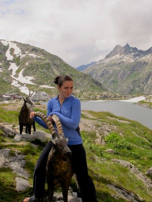 Maria and the mountain goat