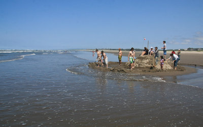 first assault by the ocean