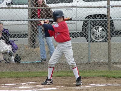 Teddy at bat