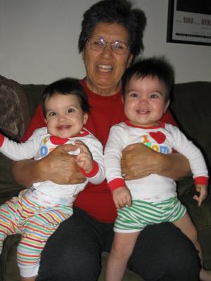 Grandma Jeannie and babes