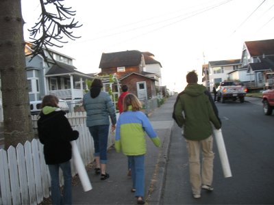 early morning clam brigade sets off