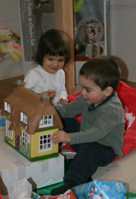 Their favorite toy, thanks to Grandma Jeannie