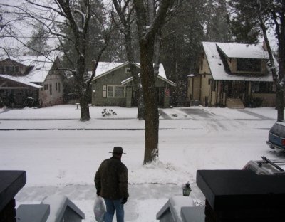 Neither snow nor rain nor... well, let's just say the diaper bag must ALWAYS be emptied