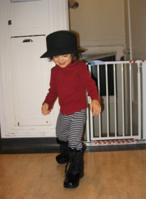 Our girl - loves the hats and shoes