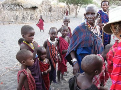 Visiting Masai tribal village.jpg