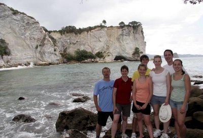 Cathedral Cove Hikers