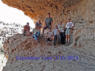 Geronimo Cave 3/16/2012