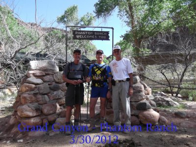 Grand Canyon South Kaibab - Bright Angel 3/30/2012